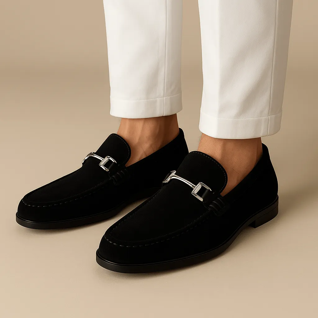 Domoir | Minimal Suede Loafers
