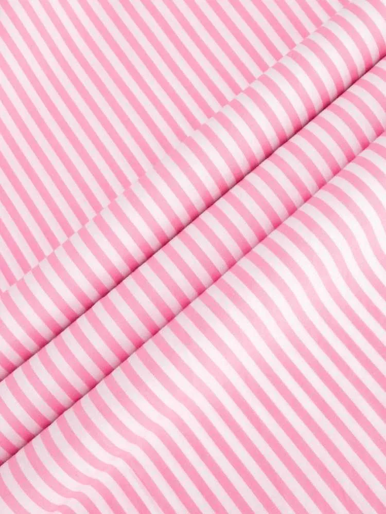 Extreme Cutaway Big Pink Stripes Shirt