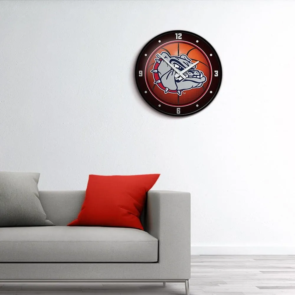 Gonzaga Bulldogs: Basketball - Modern Disc Wall Clock
