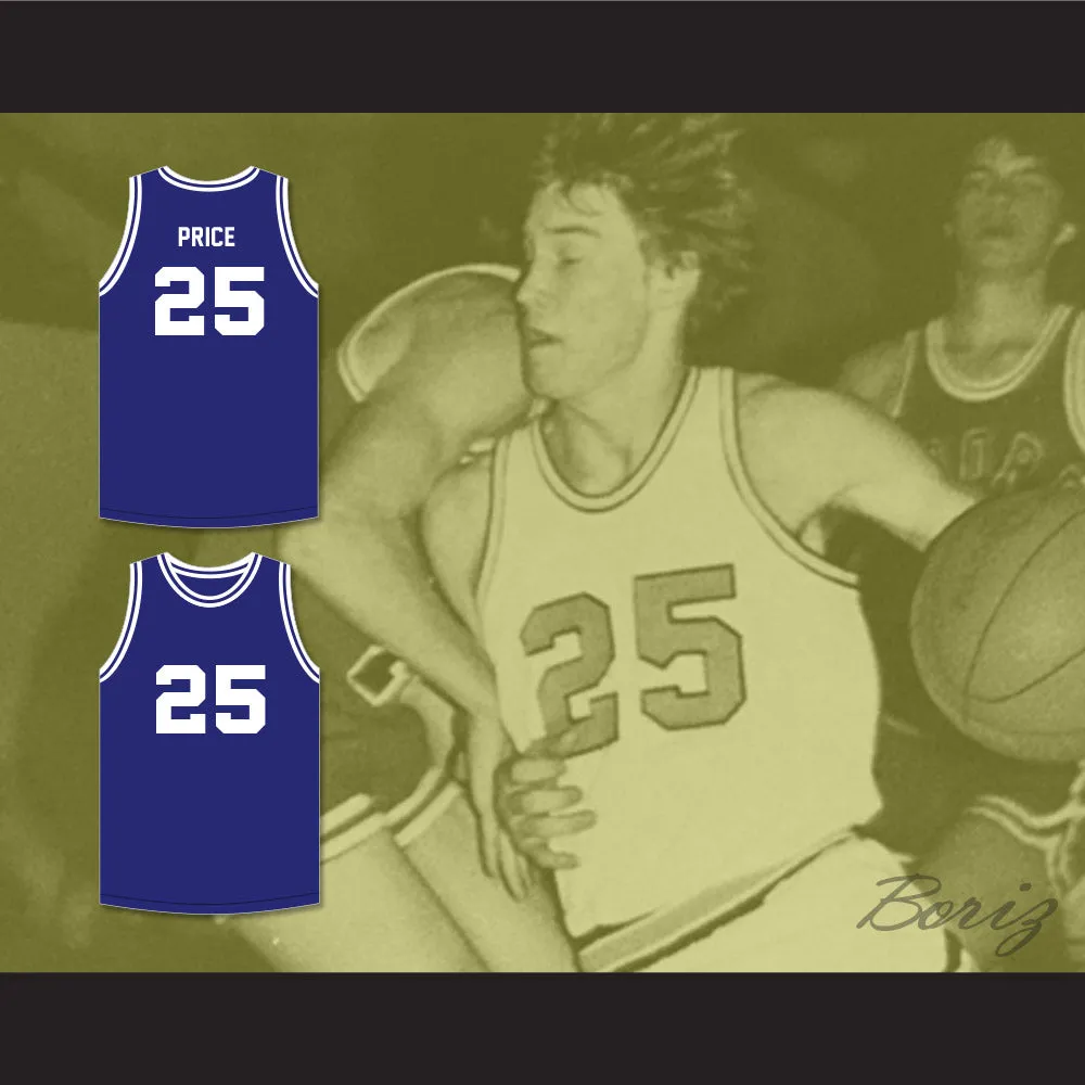 Mark Price 25 Enid High School Plainsman Navy Blue Basketball Jersey 1