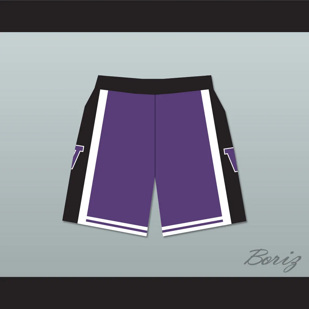 The 6th Man Huskies Purple Basketball Shorts