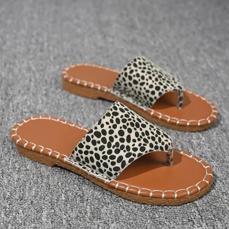 Toe Post Flats Sandals